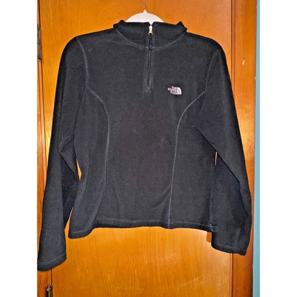 The North Face Jackets & Blazers - The North Face TKA 100 1/4 Zip Up Fleece Jacket Size Black‎ Women M